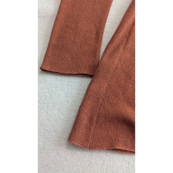 Peruvian Connection Top Avignon Orange Rust Tunic Cotton Modal Shirt Lightweight - Picture 5 of 8